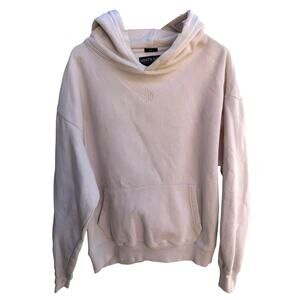 Ninth Hall Hoodie Mens Cream Boxy Pullover Streetwear Large